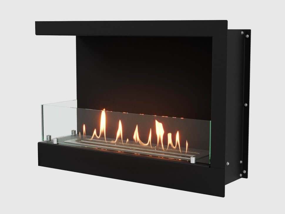 Встроенный биокамин Lux Fire Угловой 690 S (левый угол)
