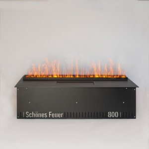 Электрический паровой очаг Schones Feuer 3D FireLine 800 черный