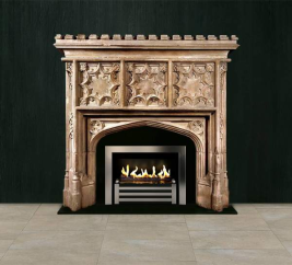 Биокамин в мраморном портале Firezo Perfetto, стандарт