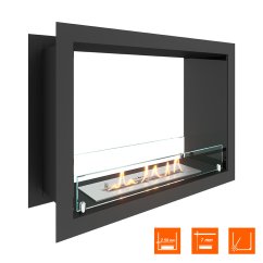 Биокамин сквозной SteelHeat Leader 600