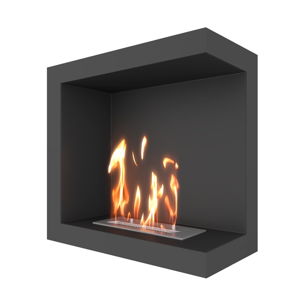 Биокамин угловой SteelHeat ONE 600 правый