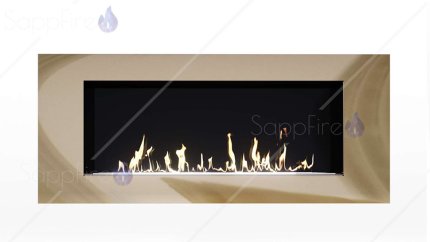 Биокамин встраиваемый SappFire Mercury Chrome 1800