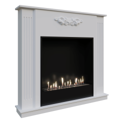 Биокамин в портале Firezo Lumsden, Белый дуб, стандарт