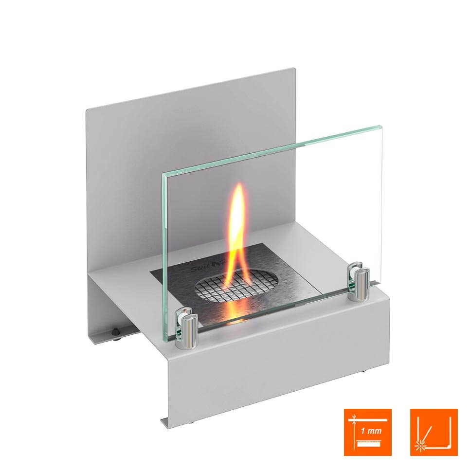 Настольный биокамин SteelHeat ERIKA серый Настольный биокамин SteelHeat ERIKA серый