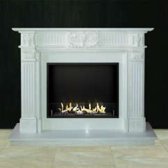 Биокамин в мраморном портале Firezo Fresco, стандарт