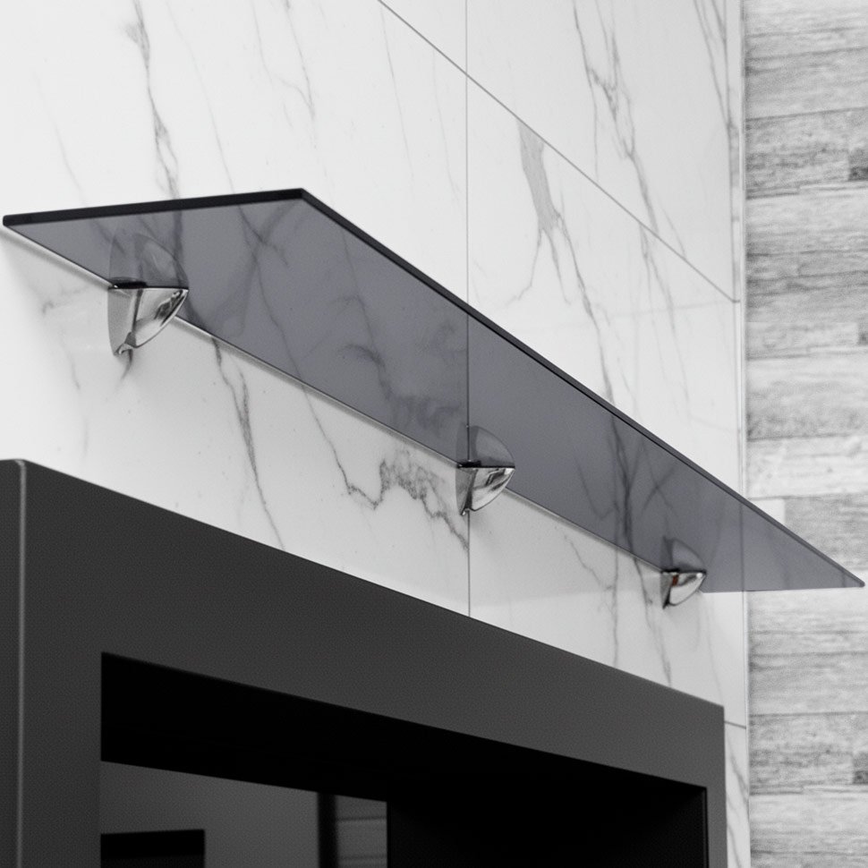 Стеклянная полка для биокамина Gray 1800 Стеклянная полка для биокамина Gray 1800