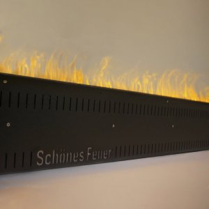 Электрический паровой очаг Schones Feuer 3D FireLine 2000 черный