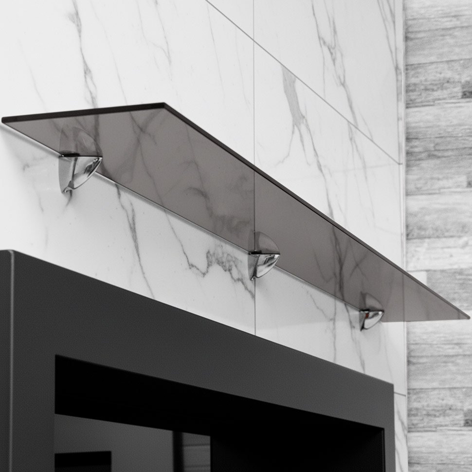 Стеклянная полка для биокамина Bronze 1800 Стеклянная полка для биокамина Bronze 1800