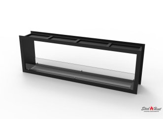 3223C Биокамин встраиваемый сквозной на заказ